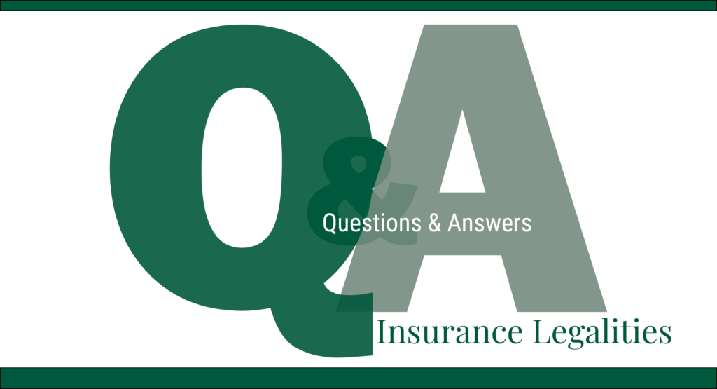 Insurance Legality Q&A