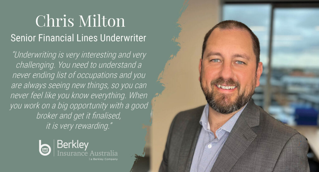 Confessions of an Underwriter: Chris Milton