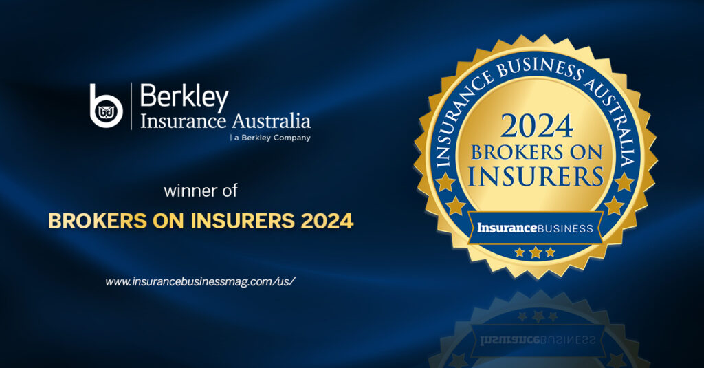 IB Brokers on Insurers 2024 Winner -Berkley Insurance Australia