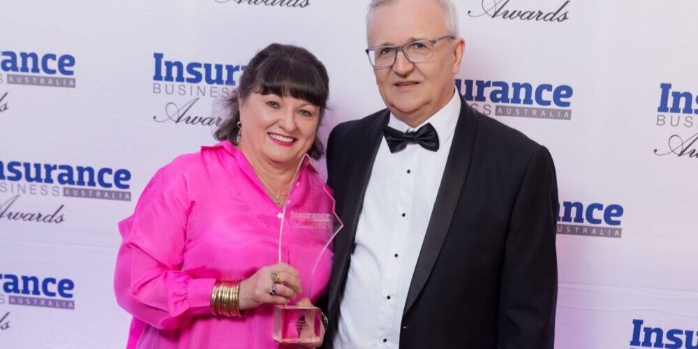 BIA National Head of Claims Barbara Stenning received general insurer claims team of the year award from Insurance Business Australia